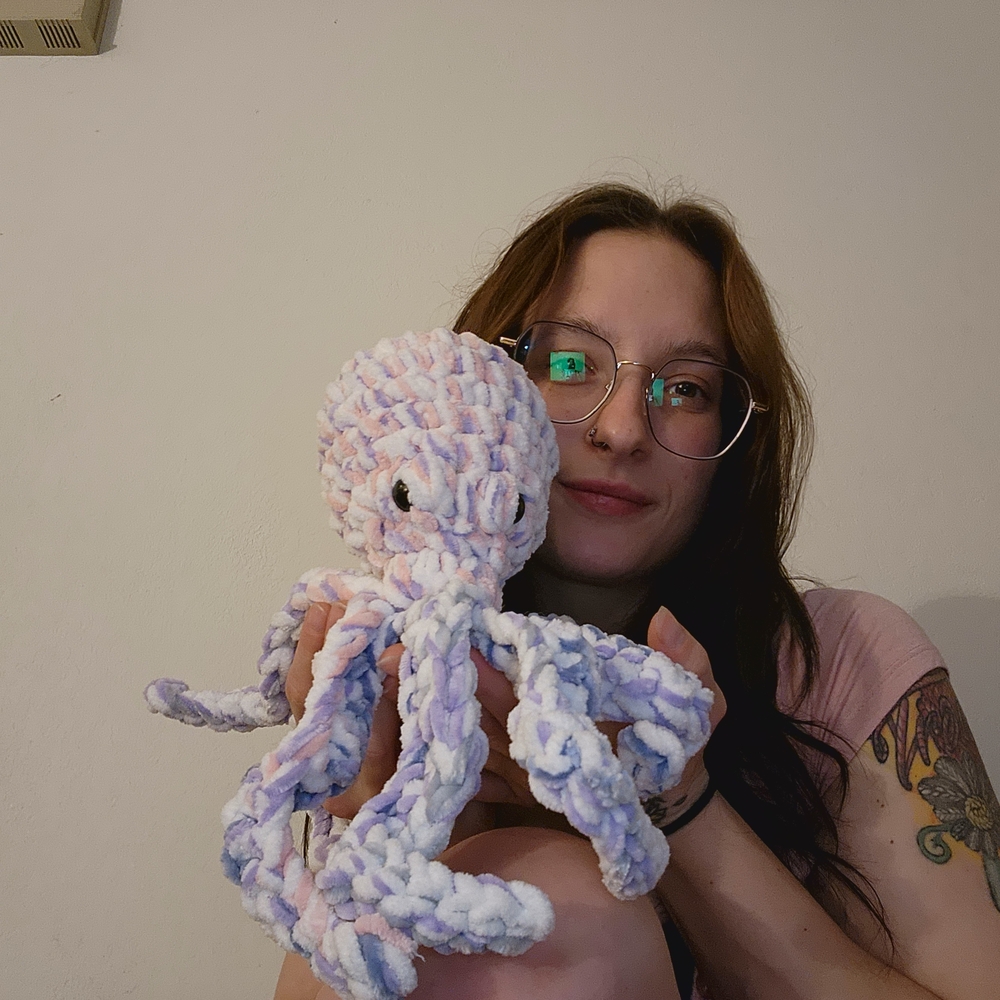 Handmade Plush Octopus Toy